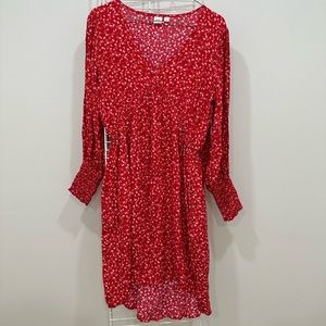 Gap Floral Long Sleeve Dress